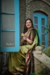 Light Green Soft Semi-Silk Saree