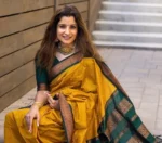 Mustard Saree 1